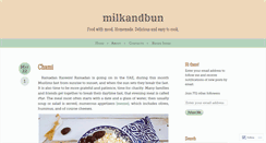 Desktop Screenshot of milkandbun.com